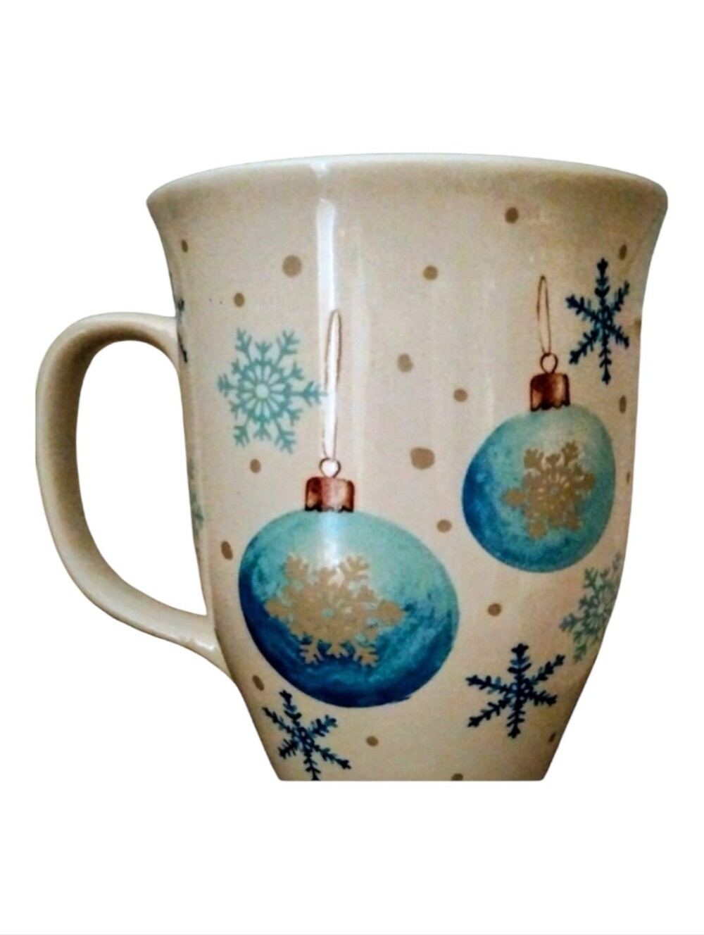 Holly Hill Festive Christmas Snowflake & Ornament Mug
